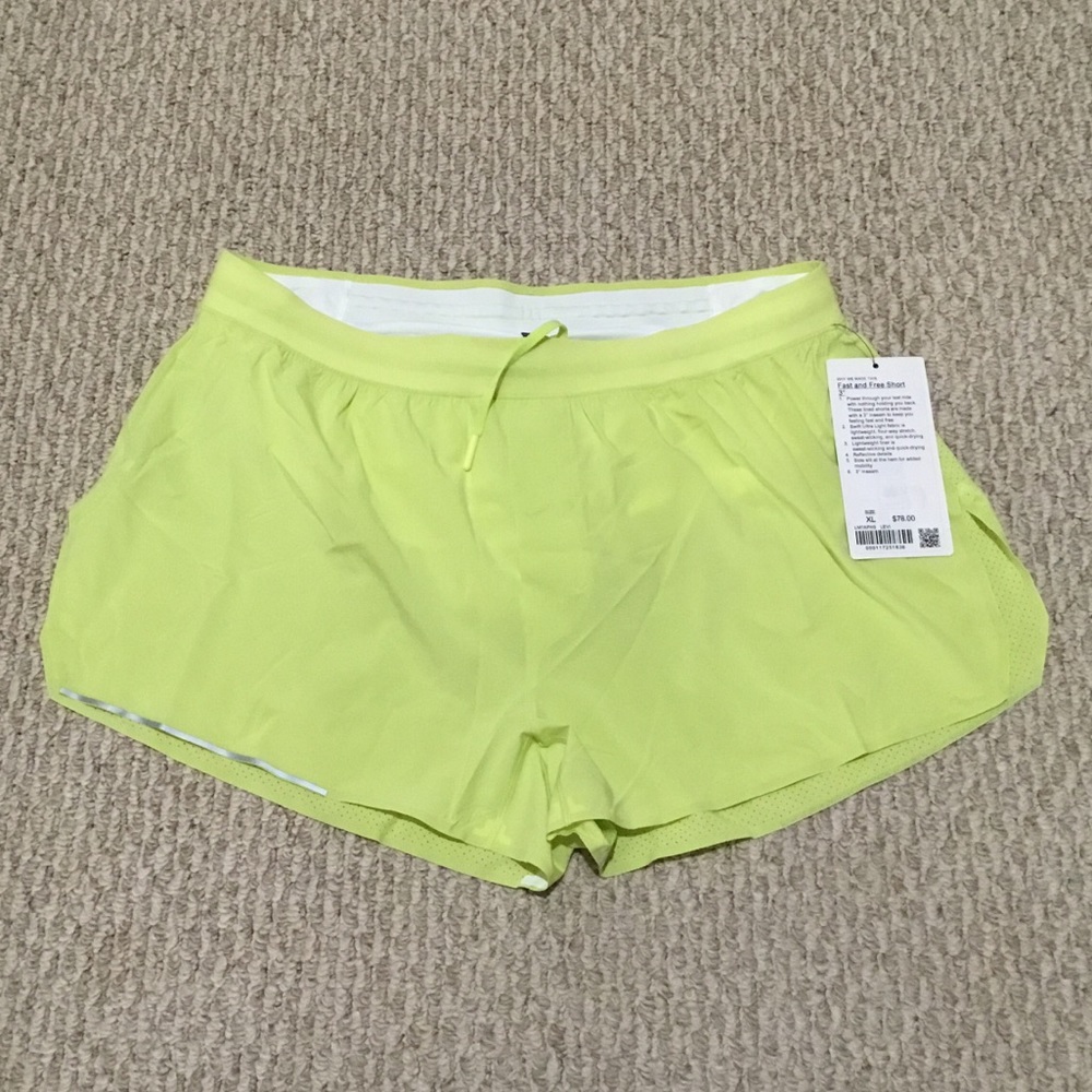 LuLuLemon Mens Fast & Free 3” Running Short